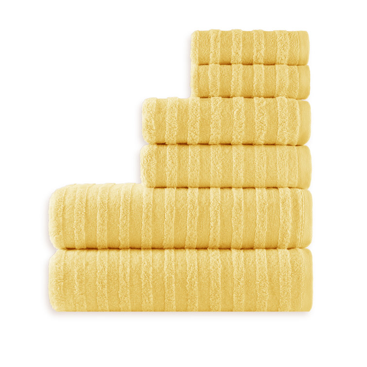 Red Barrel Studio® Bowyn Turkish Cotton Ribbed Bath Towels & Reviews